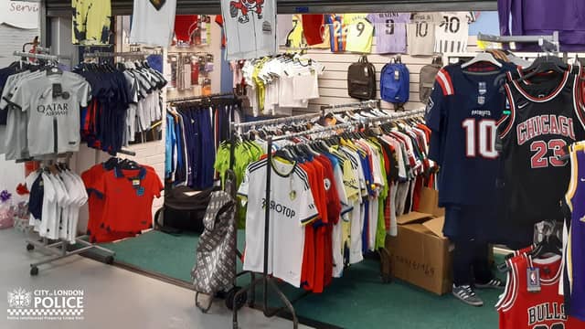 Four tonnes of fake football shirts have been seized by cops during raids ahead of the World Cup - worth a whopping £500,000. Cops raided lock ups and houses across the country in a crackdown on counterfeit goods, which they said are linked to organised criminal groups.