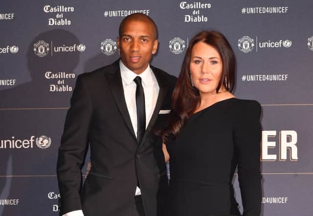 Ashley Young and wife Nicky Pike (Photo by Anthony Devlin/Getty Images)