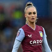 Alisha Lehmann of Aston Villa  (Photo by Gareth Copley/Getty Images)