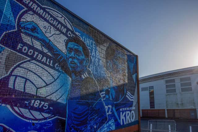 England fans have been flocking to take selfies at a giant mural of Jude Bellingham painted on a wall in his home city of Birmingham next to St Andrews. 