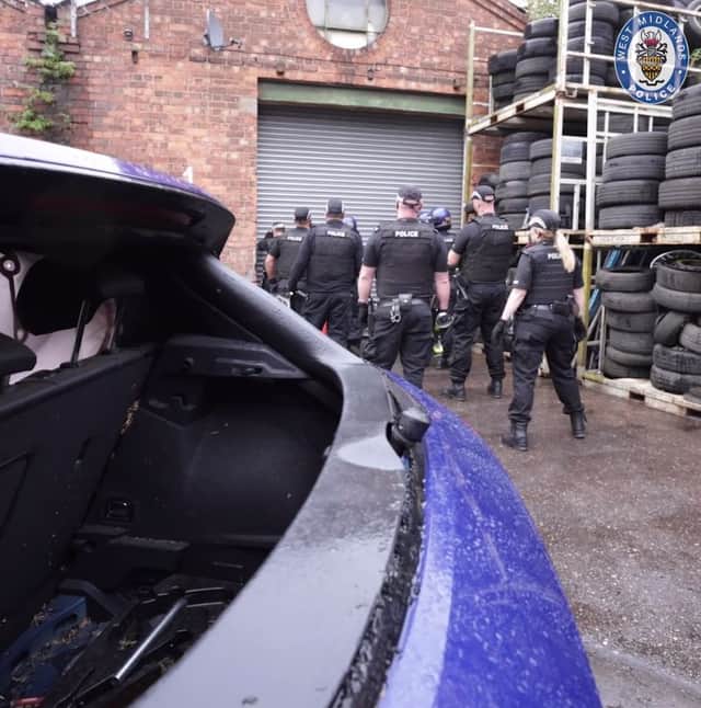 West Midlands Police Vehicle Taskforce Team 