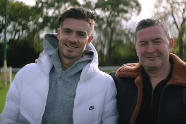 Jack Grealish and his dad Kevin in the i-D video