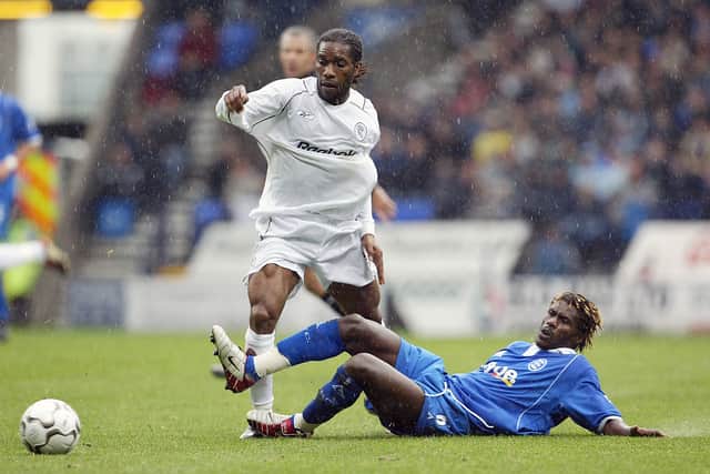 Aliou Cisse battles with Bolton Wanderers star Jay Jay Okocha during his time at Birmingham City.