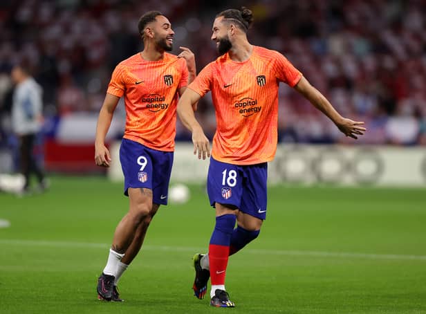 <p>Wolves are hoping to sign Atletico Madrid duo Matheus Cunha (left) and Felipe (right).</p>