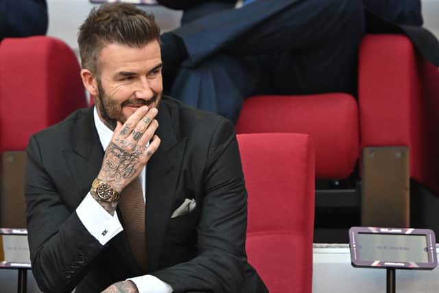 David Beckham at the Qatar 2022 World Cup (Getty Images)