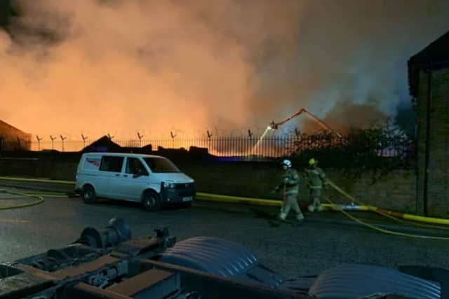 A major fire incident was declared in Wolverhampton (Photo by West Midlands Fire Service)