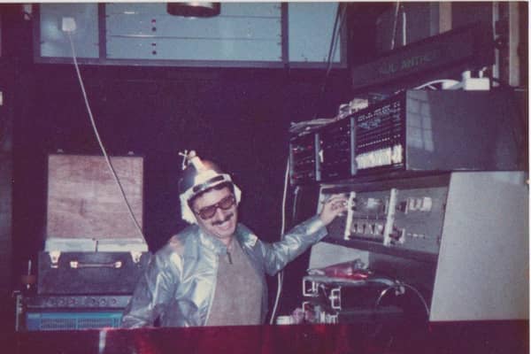 DJ at the Rum Runner Club in 1980s 