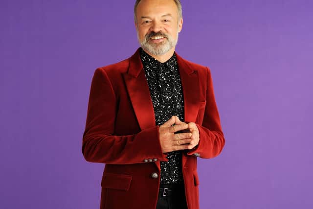 Graham Norton is hosting a special New Years’ Eve edition of his hit chat show. (Credit: BBC/So Television/Christopher Baines)