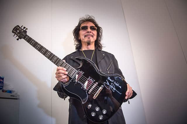 Tony Iommi from the band Black Sabbath  (Photo by Thomas Lohnes/Getty Images for Gibson)