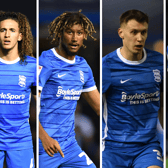 Birmingham City will be hoping to keep hold of the likes of (left to right) Hannibal Mejbri, Dion Sanderson, Krystian Bielik and Auston Trusty.