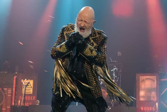 Rob Halford of Judas Priest (Photo by SUZANNE CORDEIRO/AFP via Getty Images)