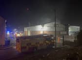 West Bromwich fire at Bullock Street (Photo - U.K. Incident News) 