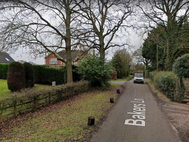The priciest street is Bakers Lane in Solihull (Photo - Google Streetview) 