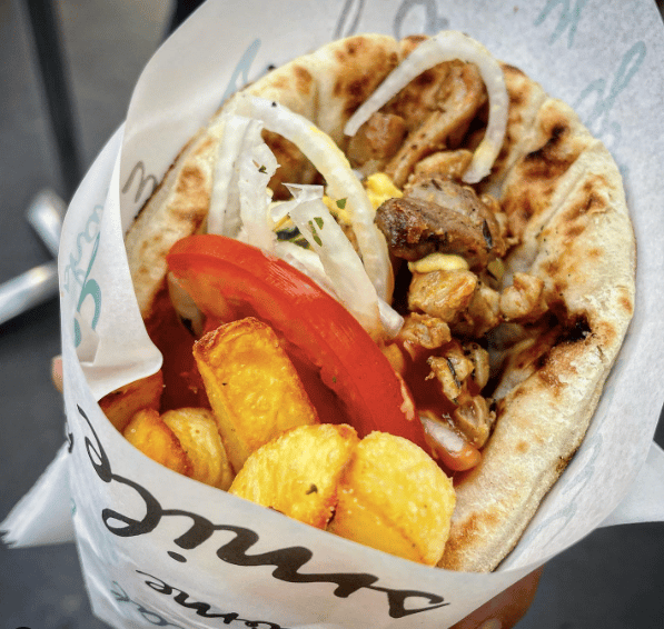 Greek gyros and packed kebabs from All Greek in Birmingham City Centre