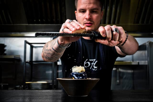 Chef Kray Tredwell from 670 Grams in The Custard Factory, Digbeth