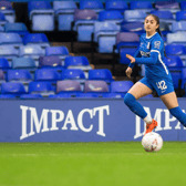 Layla Banaras in action for Birmingham City Women FC (Photo: Birmingham City FC)