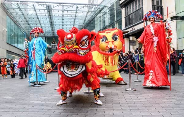 Lunar New Year celebrations at Bullring & Grand Central in Birmingham City Centre