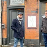 John Stapleton and Jonathan Todd, of 1,000 Trades restaurant and bar in the Jewellery Quarter