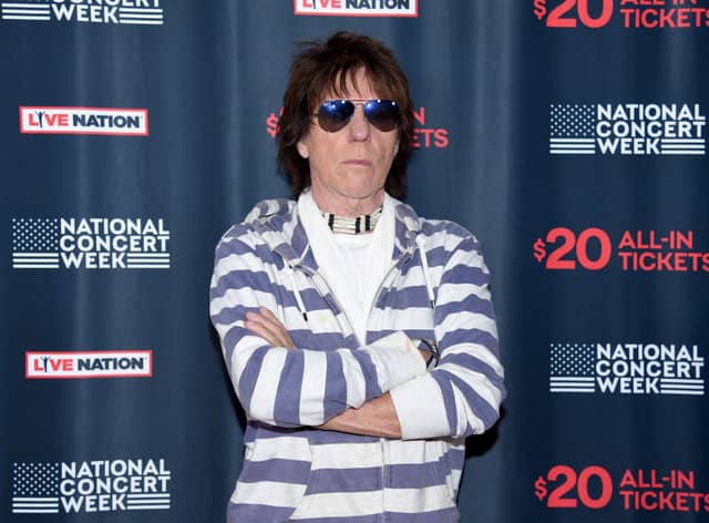 Musician Jeff Beck (Photo by Michael Loccisano/Getty Images for Live Nation) 