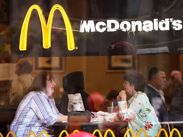 A general view of a McDonald’s restaurant (Photo by Scott Olson/Getty Images)