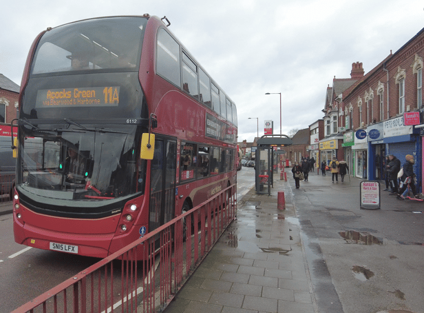 The number 11 bus in Birmingham