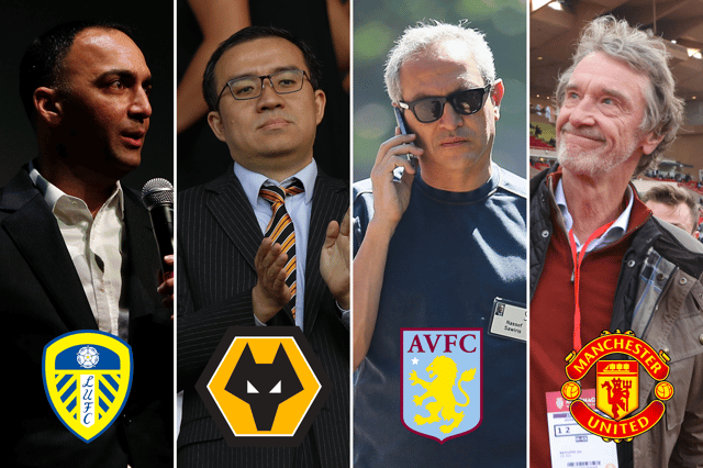 Premier League rich list 2023 including the net worths of Sir Jim Ratcliffe and 49ers Enterprises amid takeover speculation at Manchester United and Leeds United.