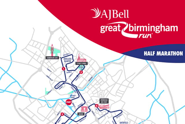 New route for the Great Birmingham Run 2023