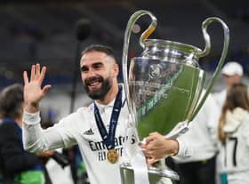 Dani Carvajal has won the Champions League a record five times with Real Madrid.