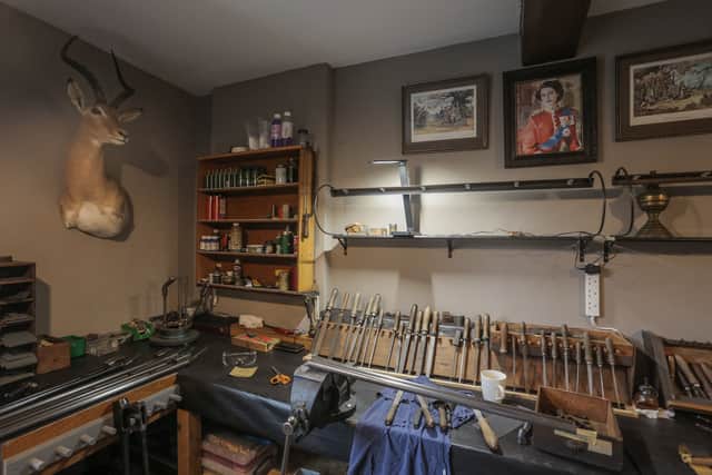 Hortons Gun Shop on Loveday Street, in the Gun Quarter in Birmingham