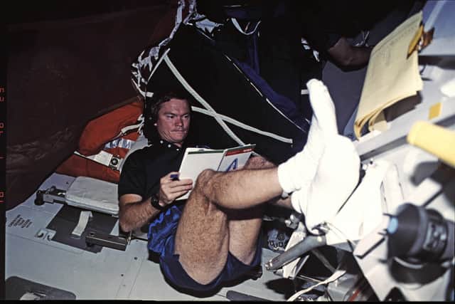 Bruce Melnick in space