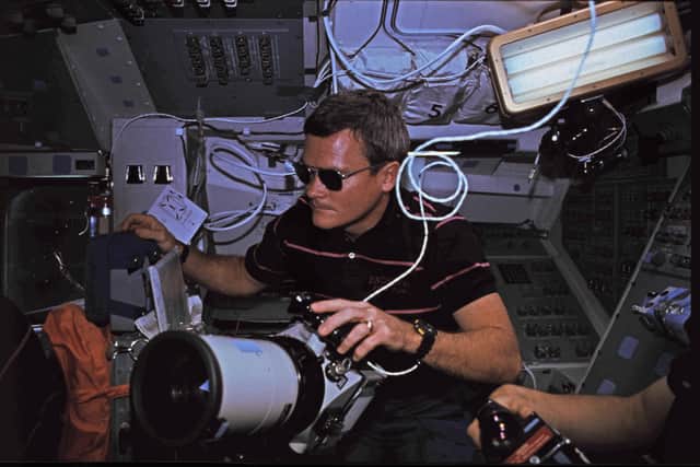 Bruce Melnick in space