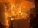 <p>A restaurant in the Arcadian had a fire incident over the weekend (Photo - Tiktok/Carolina Hojda)</p>