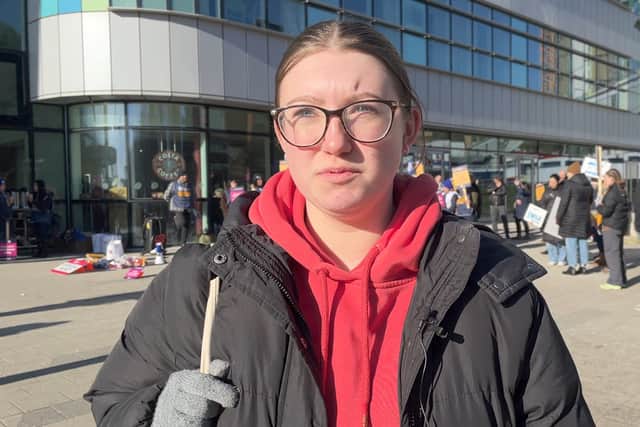 Georgina Sargent, a student nurse in Birmingham, tells us why she is striking alongside NHS staff