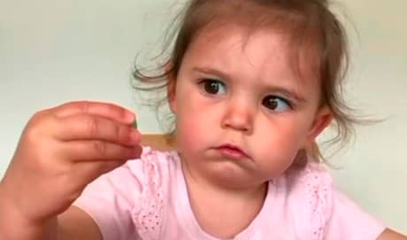 The moment a Birmingham toddler “couldn’t help herself” - after her mum tempted her with chocolate
