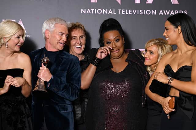 Alison Hammond with This Morning team after narrowly losing out to reigning champions, Ant and Dec for the Best Presenter award at the NTAs last year. (Photo Credit: Getty Images)