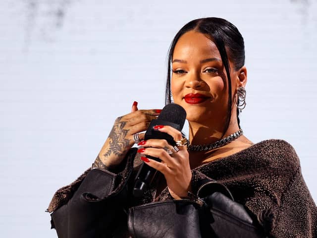 Rihanna wants to show her son her HalfTime show (Pic:Getty)