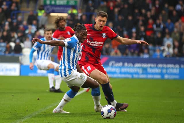 Krystian Bielik, who has been a key player for Birmingham on loan from Derby County, went off on a stretcher against Huddersfield.