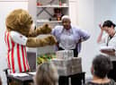 Bordesley, the football mascot, learns to run a local council (Photo - Stan’s Cafe)  