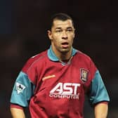 Paul McGrath playing for Aston Villa in 1995