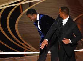 Will Smith slapped host Chris Rock after he made a joke about Jada's shaved head (Pic:Getty)