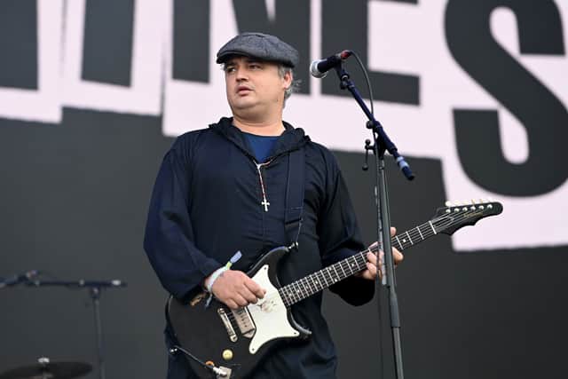 Pete Doherty of the Libertines performs on the Other Stage during day three of Glastonbury Festival at Worthy Farm, Pilton on June 24, 2022