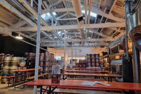 Interior view of former Dig Brew Co. (Photo provided by Fleurets)