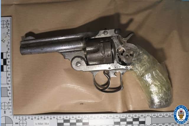 Gun found in cellar at the home of gang member Sameer Khan in Birmingham