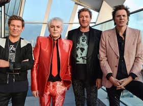  (L-R) Roger Taylor, Nick Rhodes, Simon Le Bon, and John Taylor of Duran Duran (Photo by Jeff Spicer/Getty Images for Global Citizen)