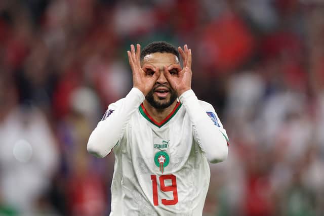 Youssef En-Nesyri scored the winning goal for Morocco against Portugal to send them through to the World Cup semi final.