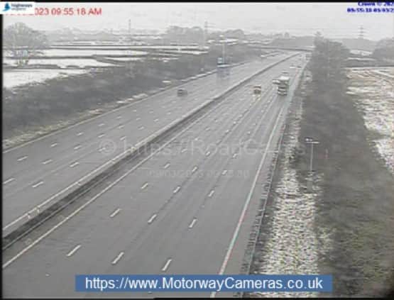 M5 motorway (Photo - Motorway Cameras)