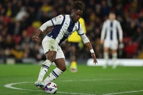 West  Brom’s Brandon Thomas-Asante is a doubt for the match against Huddersfield Town
