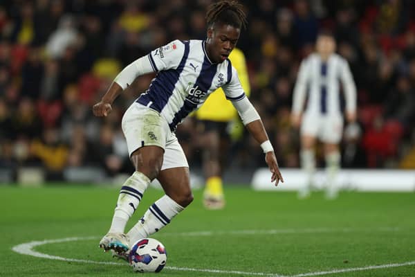 West  Brom’s Brandon Thomas-Asante is a doubt for the match against Huddersfield Town