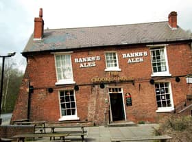 The Crooked House pub in Himley, Staffordshire