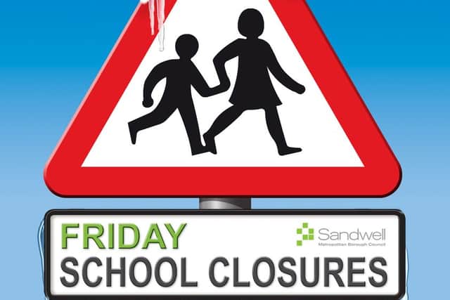 Sandwell school closures